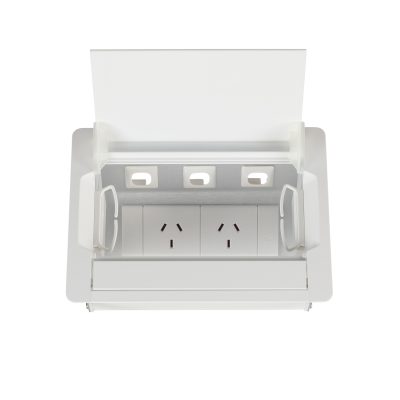 ACCEDE SINGLE LID 2 x GPO + 3 Data