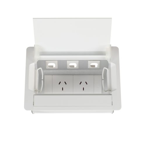 ACCEDE SINGLE LID 2 x GPO + 3 Data