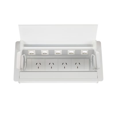 ACCEDE SINGLE LID 4 x GPO + 5 Data