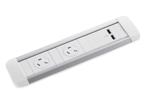 CENTRA INDESK MODULE 2 GPO + 2 USB FAST CHARGE