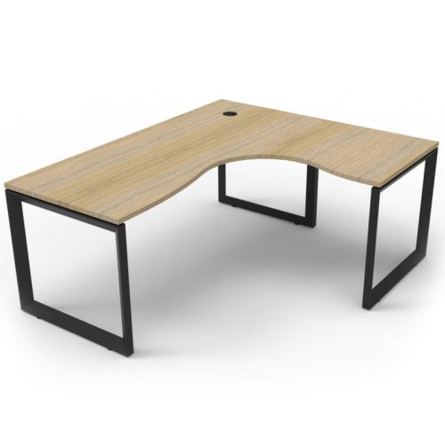 DELUXE LOOP LEG CORNER WORKSTATION