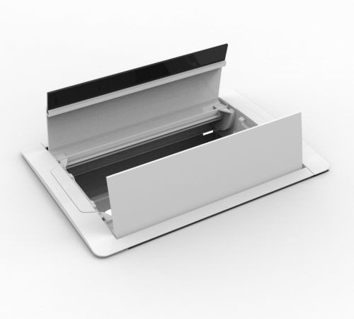 ACCEDE DUAL LID 2 x GPO and 2 x 50mm Data