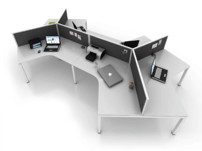 GEN Y 120 DEGREE WORKSTATION SYSTEM