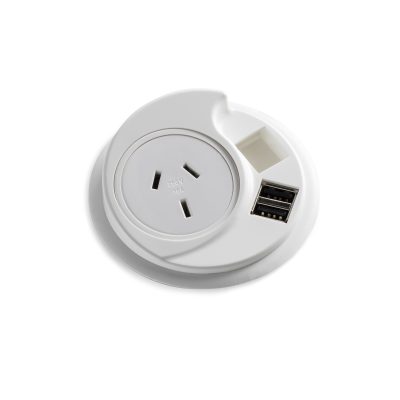 KONEXUS INDESK MODULE 1 GPO + 2 USB