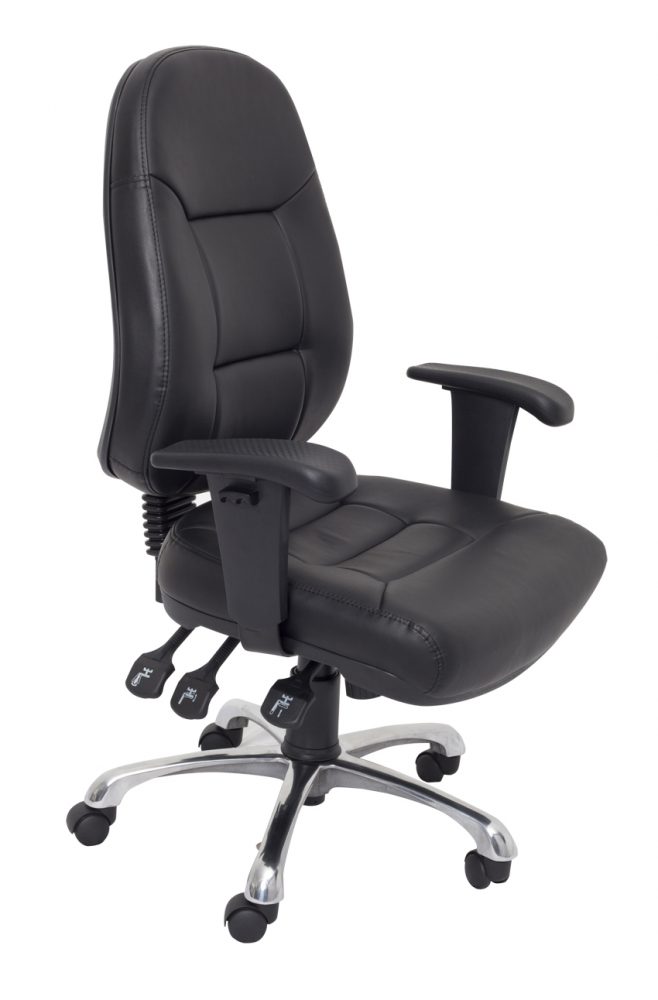 PU 300 HIGH BACK LEATHER CHAIR Experienced Office Furniture