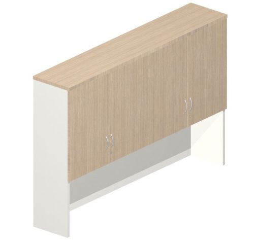 ACADEMY BOOKCASE HUTCH WITH FOUR DOORS