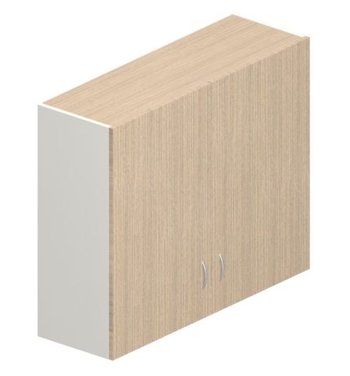ACADEMY WALL MOUNTED BOOKCASE WITH DOORS
