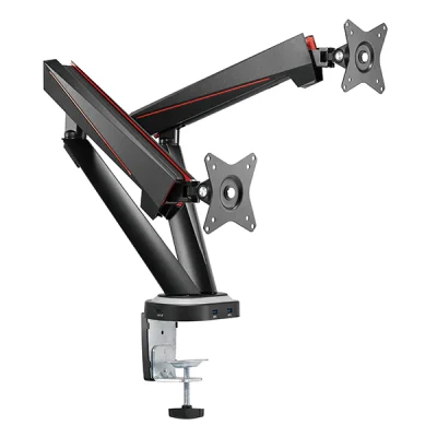 DESKY DUAL LED GAMING MONITOR ARM