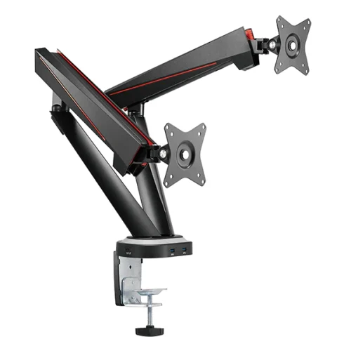 DESKY DUAL LED GAMING MONITOR ARM
