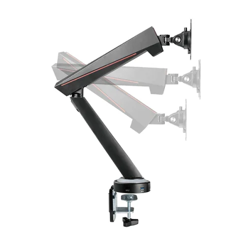 DESKY SINGLE LED GAMING MONITOR ARM