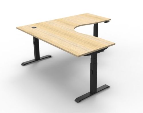 BOOST+ HEIGHT ADJUSTABLE CORNER WORKSTATION
