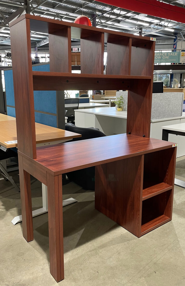 CLEARANCE Student Desk with Bookcase Hutch Experienced Office Furniture