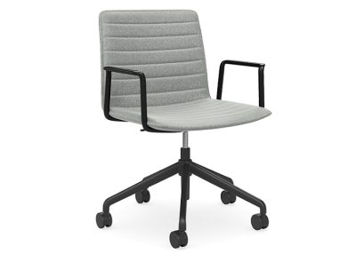 NIKOLA CASTOR BASE CHAIR WITH ARMS