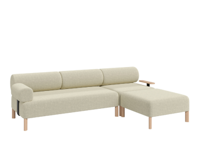 PEBBLES L SHAPE + TABLE