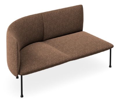 BOWIE LEFT CURVE BACK SOFA