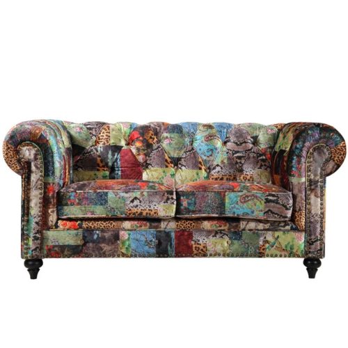 CHESTERFIELD PATCH TWO SEATER