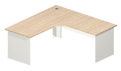 ACADEMY CURVED WORKSTATION STURDY LEG