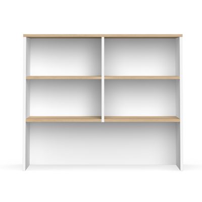 ACADEMY BOOKCASE HUTCH DIVIDED SHELF FLOATING