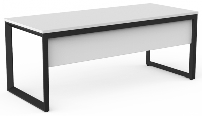 ANVIL FIXED HEIGHT DESK WITH MODESTY SINGLE SIDED