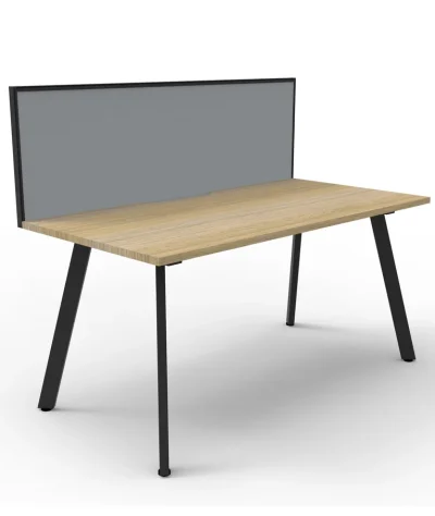 ETERNITY SINGLE SIDED DESK WITH SCREEN