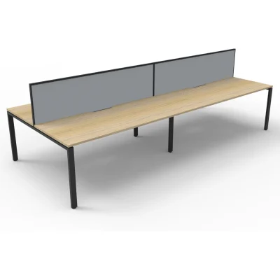 PROFILE INFINITY BACK TO BACK 4 USER WORKSTATION WITH SCREENS