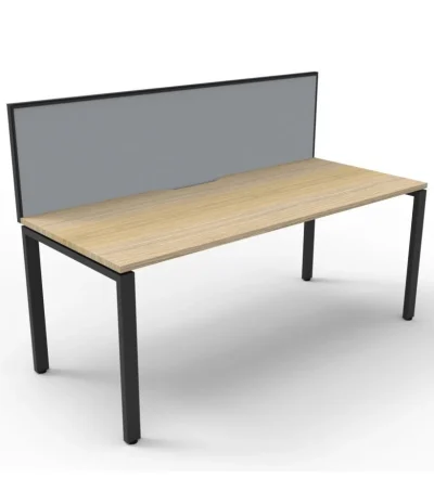 INFINITY PROFILE LEG SINGLE SIDED WORKSTATION WITH SCREEN