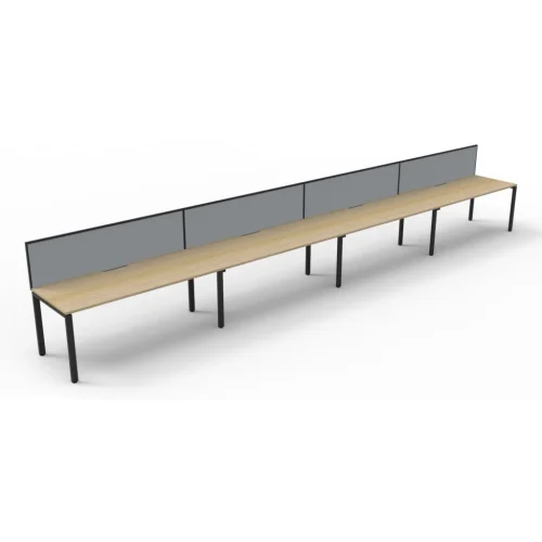 PROFILE INFINITY SIDE BY SIDE 4 USER WORKSTATION WITH SCREENS